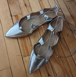 Loeffler Randall Silve Ambra Flats